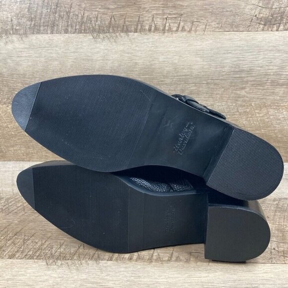 Harley Davidson Jerilyn Double Buckle Black Motorcycle Boots Women's Size 7M - Picture 9 of 12